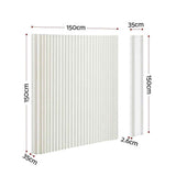 Darrahopens Furniture > Bedroom > Room Dividers Artiss Paper Room Divider Folding Partition Screen Honeycomb Privacy Screen Freestanding 150cm White In Australia - Darrahopens