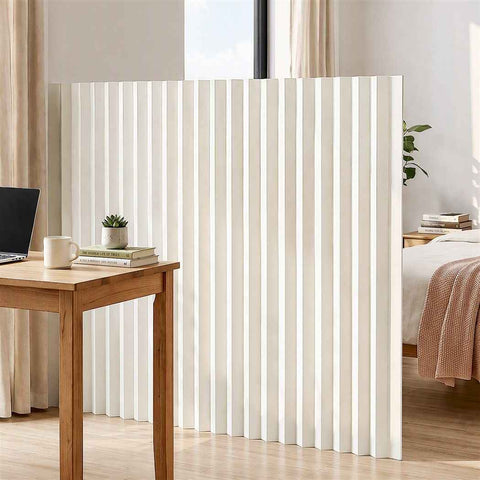 Darrahopens Furniture > Bedroom > Room Dividers Artiss Paper Room Divider Folding Partition Screen Honeycomb Privacy Screen Freestanding 150cm White In Australia - Darrahopens