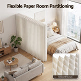 Darrahopens Furniture > Bedroom > Room Dividers Artiss Paper Room Divider Folding Partition Screen Honeycomb Privacy Screen Freestanding 150cm White In Australia - Darrahopens