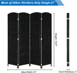 Darrahopens Furniture > Bedroom > Room Dividers Folding Room Divider Screen – Stylish Home Partition