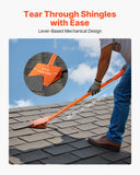 Darrahopens Furniture > Bedroom > Room Dividers VEVOR Shingle Shovel 1 Pack, D-Grip Handle Shingle Roof Ripper, High Hardness 45# Steel & Lightweight Easy Tearing Off Roofing & Nails Tool, ideal for Commercial and Residential Use,Orange