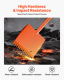 Darrahopens Furniture > Bedroom > Room Dividers VEVOR Shingle Shovel 1 Pack, D-Grip Handle Shingle Roof Ripper, High Hardness 45# Steel & Lightweight Easy Tearing Off Roofing & Nails Tool, ideal for Commercial and Residential Use,Orange