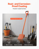 Darrahopens Furniture > Bedroom > Room Dividers VEVOR Shingle Shovel 1 Pack, D-Grip Handle Shingle Roof Ripper, High Hardness 45# Steel & Lightweight Easy Tearing Off Roofing & Nails Tool, ideal for Commercial and Residential Use,Orange