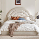 Darrahopens Furniture > Bedroom Ryker Rainbow -shaped Bed Head - Double