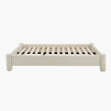 Darrahopens Furniture > Bedroom Zara Modern Boucle Fabric Bed Base - Queen