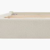 Darrahopens Furniture > Bedroom Zara Modern Boucle Fabric Bed Base - Queen