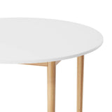 Darrahopens Furniture > Dining Artiss Dining Table Round White 108CM Diameter Demi