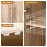 Darrahopens Furniture > Dining > Buffets & Sideboards Artiss 2x Buffet Sideboard Cabinet Pantry Hutch Kitchen Storage Organiser Pine