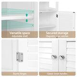 Darrahopens Furniture > Dining > Buffets & Sideboards Artiss 2x Buffet Sideboard Cabinet Server Cupboard Kitchen Bathroom Storage IVOR