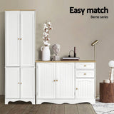 Darrahopens Furniture > Dining > Buffets & Sideboards Artiss 2x Buffet Sideboard Pantry Cabinet Cupboard 6-Tiers Storage Shelves BERNE