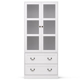 Darrahopens Furniture > Dining > Buffets & Sideboards Artiss Buffet Sideboard 180cm Hutch Storage Cabinet Kitchen Drawer Door White