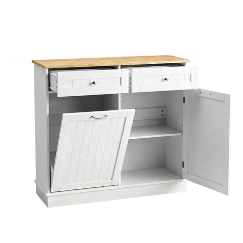 Artiss Buffet Sideboard Cabinet Kitchen Tilt Out Bin Holder Storage Cupboard