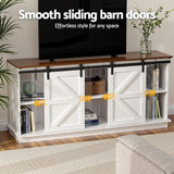 Darrahopens Furniture > Dining > Buffets & Sideboards Artiss Buffet Sideboard Storage Cabinet Kitchen Cupboard Sliding Doors White