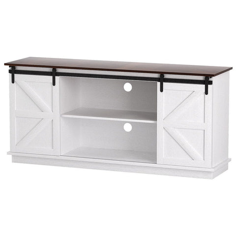Darrahopens Furniture > Dining > Buffets & Sideboards Artiss Buffet Sideboard Storage Cabinet Kitchen Cupboard Sliding Doors White