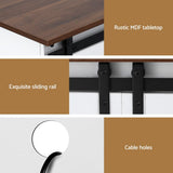 Darrahopens Furniture > Dining > Buffets & Sideboards Artiss Buffet Sideboard Storage Cabinet Kitchen Cupboard Sliding Doors White