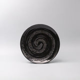 Darrahopens Furniture > Dining > Buffets & Sideboards Dinner Plate 28cm Gunmetal Swirl Glaze