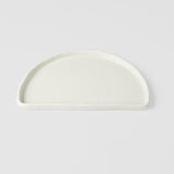 Darrahopens Furniture > Dining > Buffets & Sideboards Half Moon Plate 21cm Ivory White Glaze