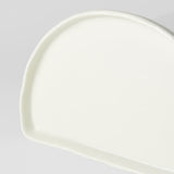 Darrahopens Furniture > Dining > Buffets & Sideboards Half Moon Plate 21cm Ivory White Glaze