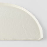 Darrahopens Furniture > Dining > Buffets & Sideboards Half Moon Plate 27cm Ivory White Glaze