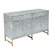 Darrahopens Furniture > Dining > Buffets & Sideboards MOTHER OF PEARL HAND MADE SWISH SIDEBOARD