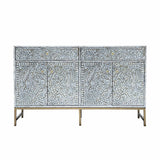 Darrahopens Furniture > Dining > Buffets & Sideboards MOTHER OF PEARL HAND MADE SWISH SIDEBOARD