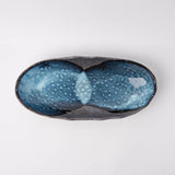 Darrahopens Furniture > Dining > Buffets & Sideboards Organic Platter Oval 32cm Storm Glaze