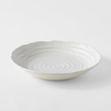 Darrahopens Furniture > Dining > Buffets & Sideboards Pasta Bowl 22cm White Spiral Glaze