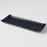 Darrahopens Furniture > Dining > Buffets & Sideboards Plate Ibushi Rectangular 26.5cm Black Glaze