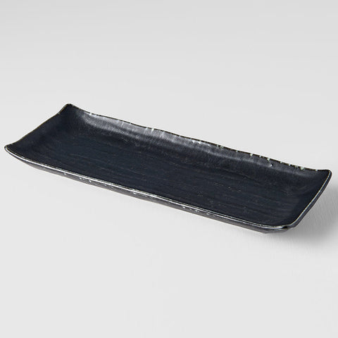 Darrahopens Furniture > Dining > Buffets & Sideboards Plate Ibushi Rectangular 26.5cm Black Glaze