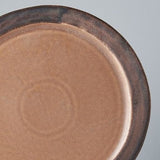 Darrahopens Furniture > Dining > Buffets & Sideboards Plate Organic Flat 25.5cm Toffee Glaze