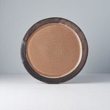 Darrahopens Furniture > Dining > Buffets & Sideboards Plate Organic Flat 25.5cm Toffee Glaze
