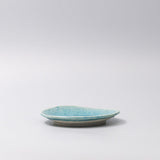 Darrahopens Furniture > Dining > Buffets & Sideboards Plate Oval 15cm Crackle Turquoise Glaze