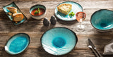 Darrahopens Furniture > Dining > Buffets & Sideboards Plate Oval 18cm Sky Blue Glaze