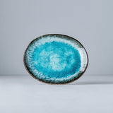 Darrahopens Furniture > Dining > Buffets & Sideboards Plate Oval 18cm Sky Blue Glaze