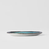 Darrahopens Furniture > Dining > Buffets & Sideboards Plate Oval 22cm Sky Blue Glaze