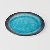 Darrahopens Furniture > Dining > Buffets & Sideboards Plate Oval 22cm Sky Blue Glaze