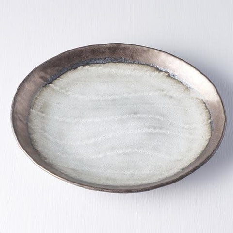 Darrahopens Furniture > Dining > Buffets & Sideboards Plate Oval 24cm Light Grey Glaze
