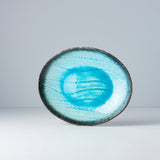 Darrahopens Furniture > Dining > Buffets & Sideboards Plate Oval 24x20cm Sky Blue Glaze