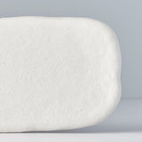 Darrahopens Furniture > Dining > Buffets & Sideboards Plate Rectangular 28.5cm Shell White Glaze