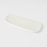 Darrahopens Furniture > Dining > Buffets & Sideboards Plate Rectangular 28.5cm Shell White Glaze