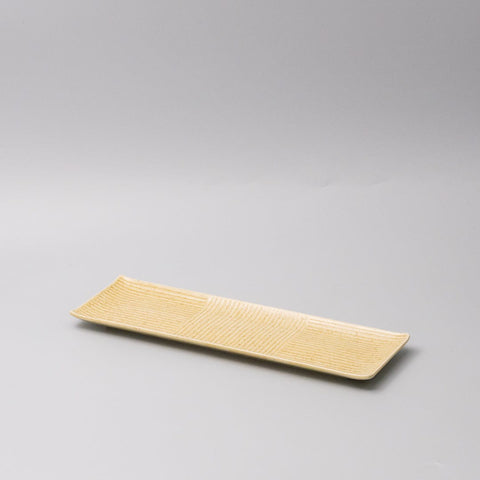 Darrahopens Furniture > Dining > Buffets & Sideboards Plate Rectangular Sashimi 33cm Honey Glaze