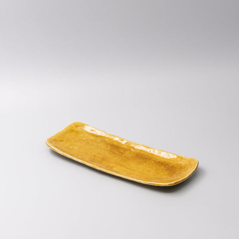 Darrahopens Furniture > Dining > Buffets & Sideboards Plate Sashimi 31cm Amane Amber Glaze
