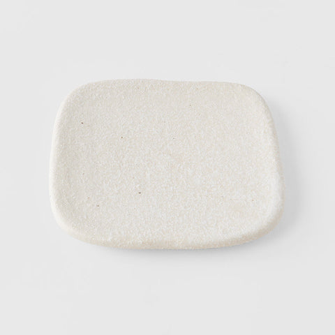 Darrahopens Furniture > Dining > Buffets & Sideboards Plate Square 19cm Shell White Glaze