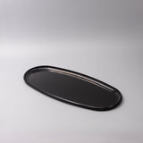 Darrahopens Furniture > Dining > Buffets & Sideboards Platter Oval 42.5cm Black Lacquerware Glaze