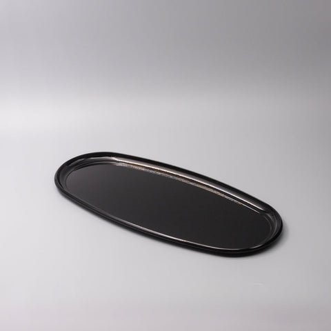 Darrahopens Furniture > Dining > Buffets & Sideboards Platter Oval 42.5cm Black Lacquerware Glaze