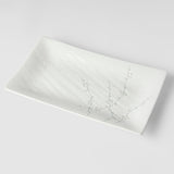 Darrahopens Furniture > Dining > Buffets & Sideboards Platter Rectangular 33cm White Blossom Glaze