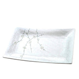 Darrahopens Furniture > Dining > Buffets & Sideboards Platter Rectangular 33cm White Blossom Glaze
