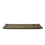 Darrahopens Furniture > Dining > Buffets & Sideboards Sashimi Plate 33.2cm Green Contour Glaze