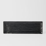 Darrahopens Furniture > Dining > Buffets & Sideboards Sashimi Plate 33cm Black Contour Glaze