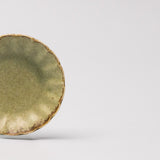 Darrahopens Furniture > Dining > Buffets & Sideboards Sauce Dish 8cm Scallop Lime Fade Glaze